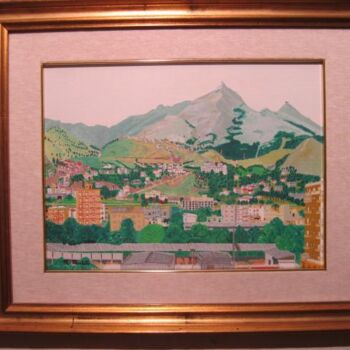 Painting titled "Panorama di Baida (…" by Michele Montalto, Original Artwork