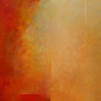 Painting titled "Vers la  plénitude" by Michèle Radix, Original Artwork, Oil