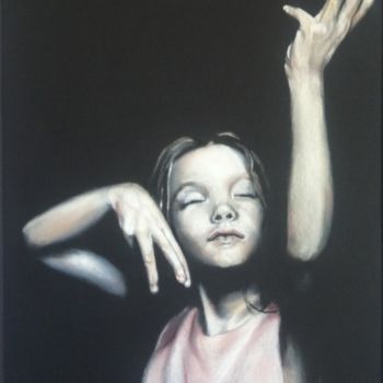 Painting titled "Danse 4" by Michèle Rais, Original Artwork, Pastel