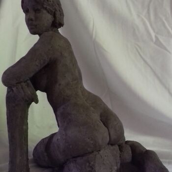 Sculpture intitulée "Océane" par Michèle Toutain, Œuvre d'art originale, Terre cuite