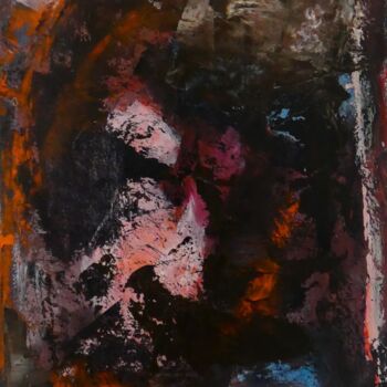 Peinture intitulée "abstraction 7" par Michèle Van Goethem Villain (MiVaGo), Œuvre d'art originale, Huile