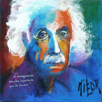 Peinture intitulée "Albert" par Milor, Œuvre d'art originale