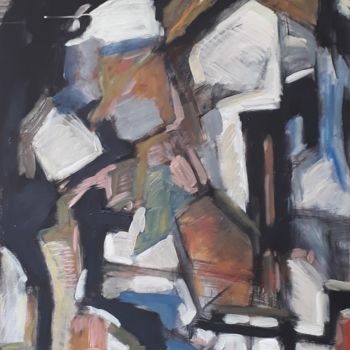 Peinture intitulée "abstraction" par Michèle Dutruel-Dandelot, Œuvre d'art originale, Acrylique