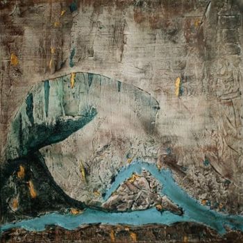 Pittura intitolato "La vague" da M., Opera d'arte originale