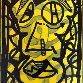 Painting titled "Avvolto nella confu…" by Michele Miglietta, Original Artwork, Acrylic