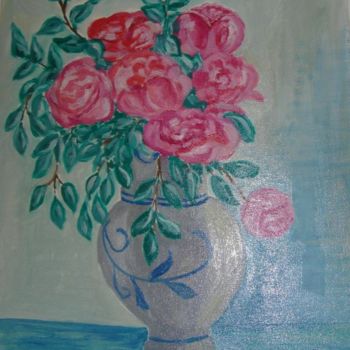 绘画 标题为“roses” 由Michele Bompar Requena, 原创艺术品