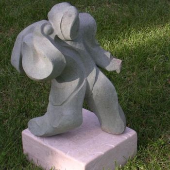 Sculpture intitulée "Il viandante(le pél…" par Michele Soro, Œuvre d'art originale