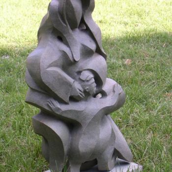 Sculpture intitulée "11  La grande Madre…" par Michele Soro, Œuvre d'art originale