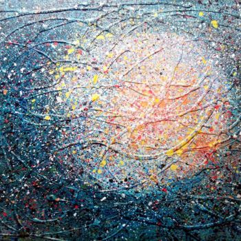 Pittura intitolato "'Abstraction'" da Michel Estival, Opera d'arte originale, Acrilico