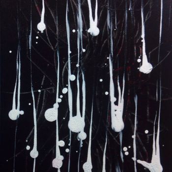 Peinture intitulée "Particules" par Michel Estival, Œuvre d'art originale, Acrylique