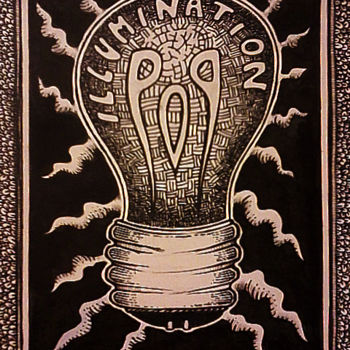 「illuminatio-n.jpg」というタイトルの描画 Michele Stradiによって, オリジナルのアートワーク, マーカー