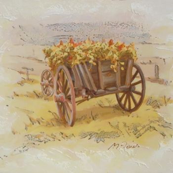 Painting titled "Florescer" by M. Fares, Original Artwork