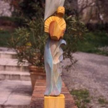 雕塑 标题为“Accordéoniste” 由Michel Ferre, 原创艺术品