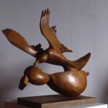 Sculpture intitulée "Emmène-moi" par Michel Ferre, Œuvre d'art originale