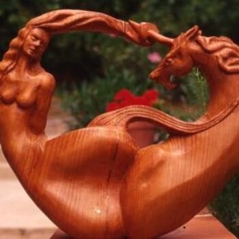 雕塑 标题为“Licorne” 由Michel Ferre, 原创艺术品