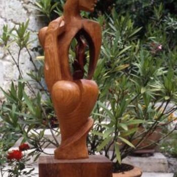 Sculpture intitulée "Prométée" par Michel Ferre, Œuvre d'art originale