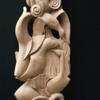 Sculpture titled "Portsall (Marée Noi…" by Michel Ferre, Original Artwork