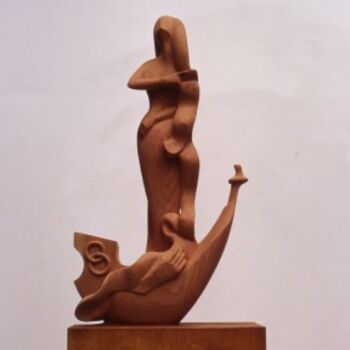 Sculpture titled "Mélisande" by Michel Ferre, Original Artwork
