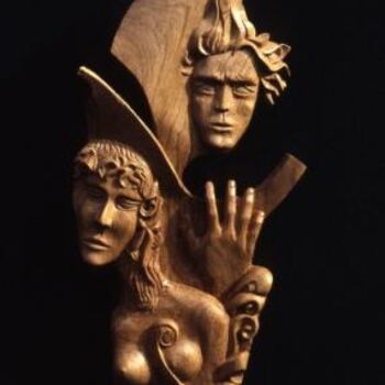 Sculpture titled "Morgane" by Michel Ferre, Original Artwork