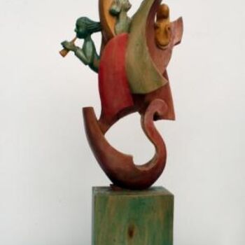 Sculpture titled "Le chant des sirènes" by Michel Ferre, Original Artwork