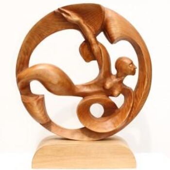 雕塑 标题为“Doris” 由Michel Ferre, 原创艺术品, 木