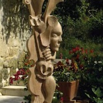 Sculpture intitulée "L'Air des Hiboux" par Michel Ferre, Œuvre d'art originale