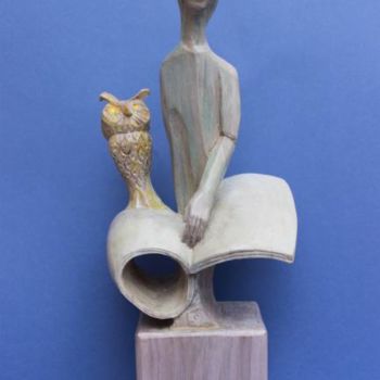 Sculpture titled "Etude" by Michel Ferre, Original Artwork, Wood
