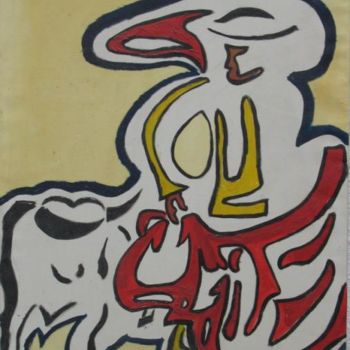 Peinture intitulée "Torero" par Michel Gay, Œuvre d'art originale, Huile