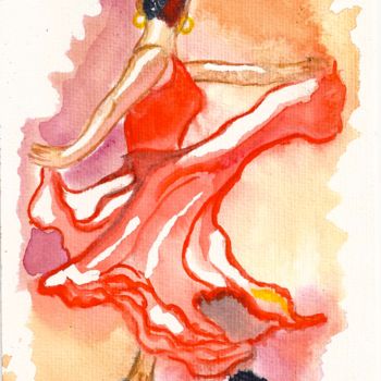 Painting titled "flamenco-a1.jpg" by Michel Gay, Original Artwork