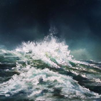 Painting titled "MER 15" by Claude Micheli, Original Artwork