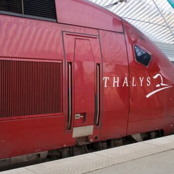 Fotografia intitulada "Thalys" por Michelle Jaegers-Delagrange, Obras de arte originais
