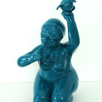 Sculptuur getiteld "nijibymimi-sculptur…" door Michelle Peyre (Mimi), Origineel Kunstwerk, Hars