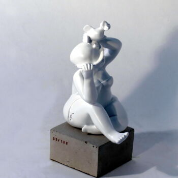 Скульптура под названием "mimi sculptures-scu…" - Michelle Peyre (Mimi), Подлинное произведение искусства, Смола