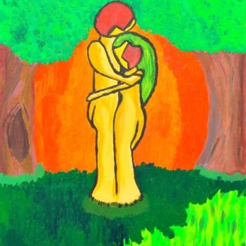 Pintura intitulada "Love" por Michelle Gonzalez, Obras de arte originais