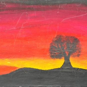 Painting titled "Sunset" by Michelle Gonzalez, Original Artwork