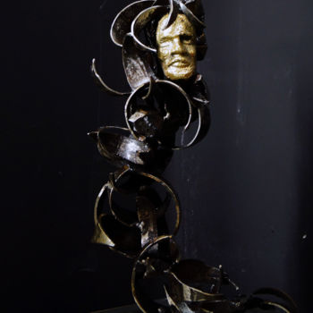 Escultura intitulada "L'ENFER" por Michel Neuville, Obras de arte originais