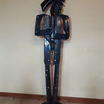 雕塑 标题为“Homme cheval” 由Michel Sidobre, 原创艺术品, 金属