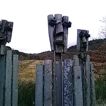 Sculpture intitulée "Les gardiens" par Michel Sidobre, Œuvre d'art originale, Métaux