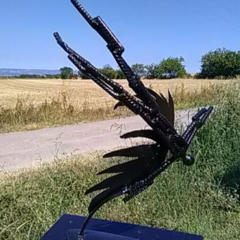 Skulptur mit dem Titel "Icare" von Michel Sidobre, Original-Kunstwerk, Metalle