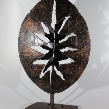 Sculpture titled "Ovale I" by Michel Sidobre, Original Artwork, Metals