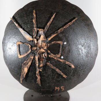 Sculpture intitulée "Arachnide" par Michel Sidobre, Œuvre d'art originale, Métaux