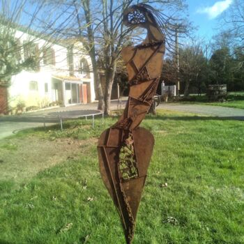 Sculpture intitulée "Venus de fer" par Michel Sidobre, Œuvre d'art originale, Métaux
