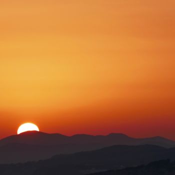 Fotografia zatytułowany „Sunset” autorstwa Michel Louise, Oryginalna praca, Fotografia cyfrowa