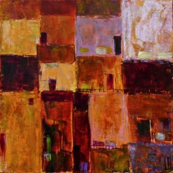 Painting titled "Façades 15" by Michel Val, Original Artwork