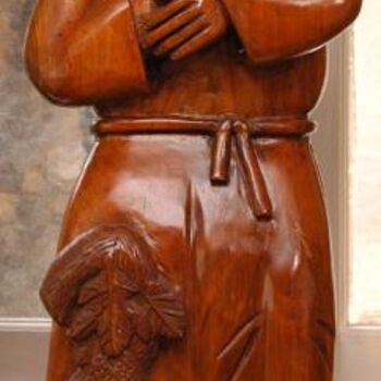 Sculpture titled "Saint-Emilion_ceris…" by Michel Velghe, Original Artwork