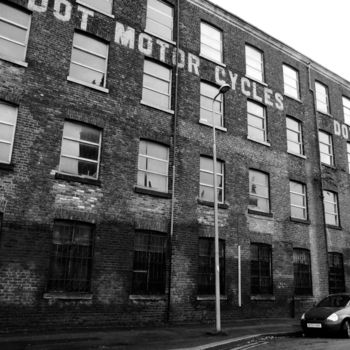 Fotografie getiteld "Manchester l'usine…" door Michel Verna, Origineel Kunstwerk, Digitale fotografie