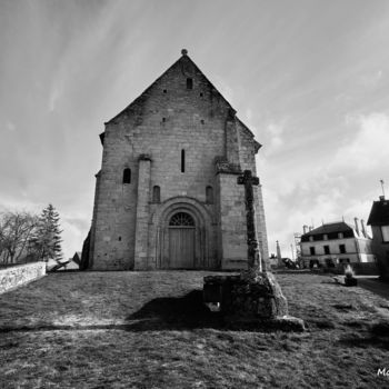 Photography titled "Eglise de Sagnat" by Michel Verna, Original Artwork, Digital Photography