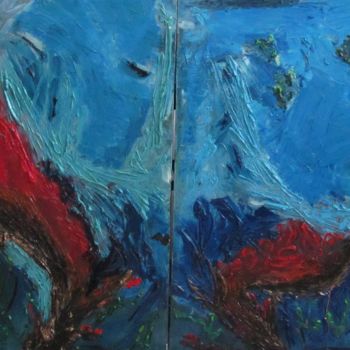 Painting titled "Costellazione Di An…" by Michele Principato Trosso, Original Artwork, Oil