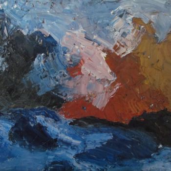 Pittura intitolato "Argonauti" da Michele Principato Trosso, Opera d'arte originale, Olio