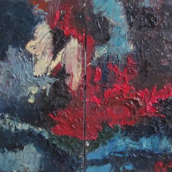 Painting titled "Primigenia" by Michele Principato Trosso, Original Artwork, Oil